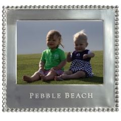Pebble Beach 5x7 Beaded Frame by Mariposa