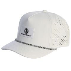 Pebble Beach Rope Odyssey Stacked Hydro Hat by Melin-White