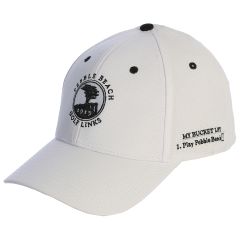 Pebble Beach Bucket List Hat by The Game-White