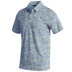 Pebble Beach Blue Plumeria Polo by Travis Mathew-S