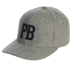 Pebble Beach 'PB' Cotton Twill Cap by Pukka-Grey