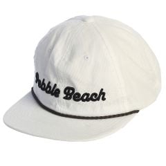 Pebble Beach Leather Cord Corduroy Crestable Hat by adidas