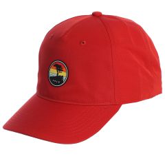 Pebble Beach Performance Crestable Sunset Logo Hat by adidas-Red