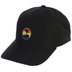 Pebble Beach Performance Crestable Sunset Logo Hat by adidas-Black