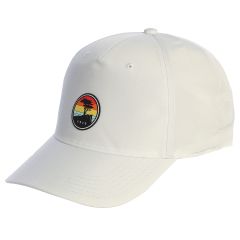 Pebble Beach Performance Crestable Sunset Logo Hat by adidas-White