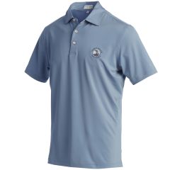 Pebble Beach Solid Polo by Peter Millar-Blue-M