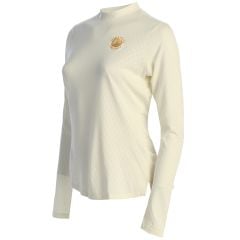 Pebble Beach Women's Ultimate 365 Tour Mock Turtleneck by adidas-Ivory-L