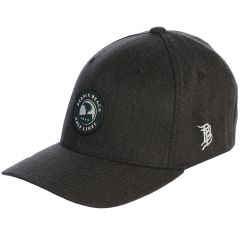 Pebble Beach Fitted Hat by Branded Bills-Charcoal-SM/MD
