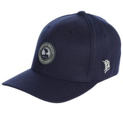 Pebble Beach Fitted Hat by Branded Bills-Navy-SM/MD