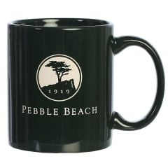 Pebble Beach Logo Handled Mug
