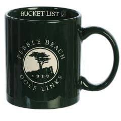 Pebble Beach Bucket List Handle Mug