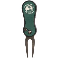 Pebble Beach Springer Divot Tool-Green