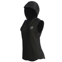 Pebble Beach Women's COLD.RDY Full-Zip Vest by adidas-Black-XS