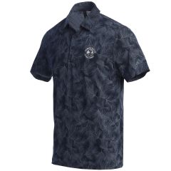 Pebble Beach Pine Print Ultimate 365 Polo by adidas-Navy-L