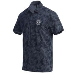 Pebble Beach Pine Print Ultimate 365 Polo by adidas-Navy-S