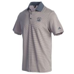 Pebble Beach Ottoman Striped Polo Shirt by adidas-Grey-L