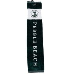 Pebble Beach Golf Links Vertical Trifold Golf Towel 