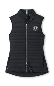 Pebble Beach Women's Fuse Hybrid Vest by Peter Millar-Black-XS