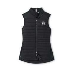 Pebble Beach Women's Fuse Hybrid Vest by Peter Millar-Black-L