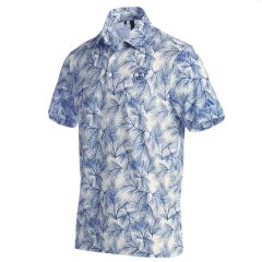 Pebble Beach Pine Print Ultimate 365 Polo by adidas-Royal-L