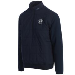 Pebble Beach Ultimate365 Quilted DWR 1/2 Zip Pullover by adidas-Navy-S