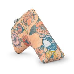 Pebble Beach California Poppy Blade Putter Cover-Orange