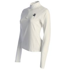 Pebble Beach Women's Lightweight Quarter Zip by Sun Day Red-White-M