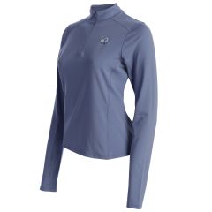 Pebble Beach Women's Lightweight Quarter Zip by Sun Day Red-Royal-L
