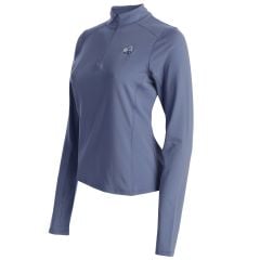 Pebble Beach Women's Lightweight Quarter Zip by Sun Day Red-Royal-XL