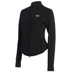 Pebble Beach Riviera Midweight Full Zip Jacket by Sun Day Red-S-Black