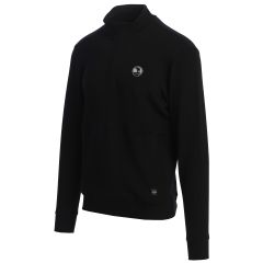 Pebble Beach Hibrid Lightweight 1/4 Zip by Sun Day Red-S-Black