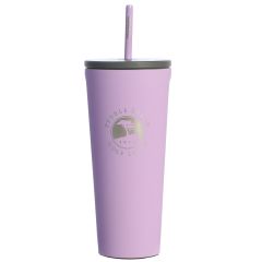 Pebble Beach Cold Cup Insulated Tumbler With Straw by Corkcicle-Lavender