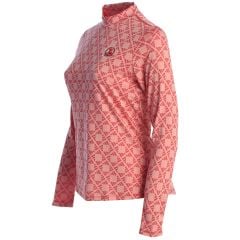 Pebble Beach Women&amp;#039;s Ultimate365 HEAT.RDY Mock by adidas-Pink-XS