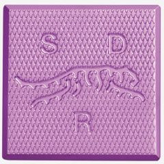 Limited Edition Square Icon Ball Marker by Sun Day Red-Purple
