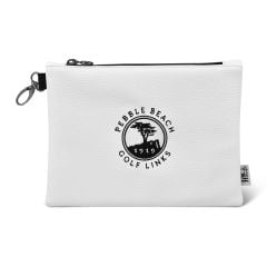 Pebble Beach Elite Studio Zipper Tote-White