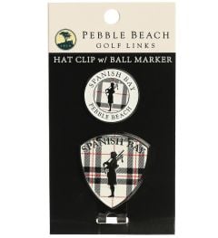 Spanish Bay Hat Clip with Ball Marker