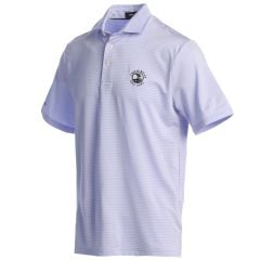 Pebble Beach Powder Purple Mini Stripe Polo by Ralph Lauren