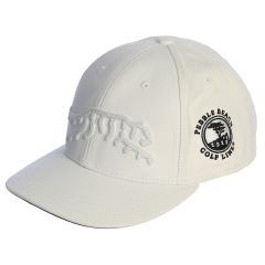 Pebble Beach Chainstitch Jupiter Hat by Sun Day Red-White