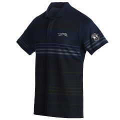 Pebble Beach Core Stripe Polo by Sun Day Red-S