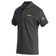 Pebble Beach Core Solid Polo by Sun Day Red-Dark Grey-S