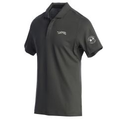 Pebble Beach Core Solid Polo by Sun Day Red-Dark Grey-2XL