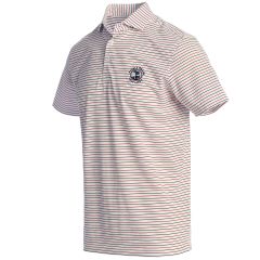 Pebble Beach Hampton Pin Stripe Patriotic Polo by Donald Ross-S