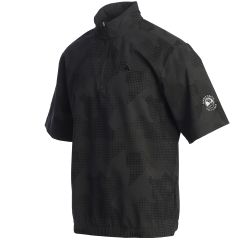 Pebble Beach DWR Short Sleeve 1/2 Zip Pullover by adidas-Black-XL