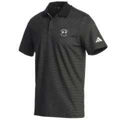 Pebble Beach Beyond Textured Polo by adidas-Black-L
