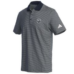 Pebble Beach Beyond Textured Polo by adidas-Navy-S