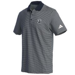Pebble Beach Beyond Textured Polo by adidas-Navy-M