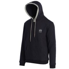 Pebble Beach Quilted Two Tone Hoodie by Divots