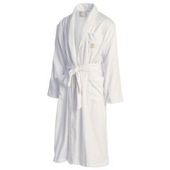 Microfiber Ultra Luxury Robe From The Lodge at Pebble Beach-White-S