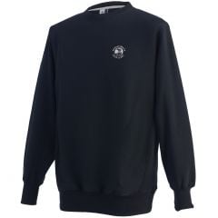 Pebble Beach Golf Men's Crew Neck Sweatshirt by Divots Sportswear -Navy-XL