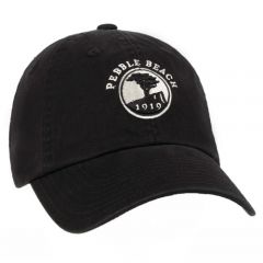 Pebble Beach Golf Unstructured Hat by American Needle -Black